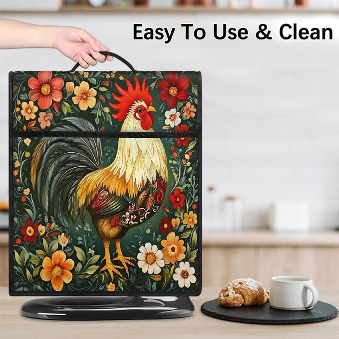 Rooster Kitchen Aid Mixer Cover Compatible Stand Mixer Dust Cover | Flower - Image 6