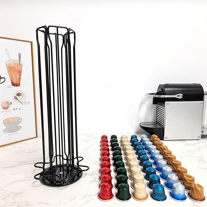 Rotating Coffee Capsule Holder Tower Stand - Image 6