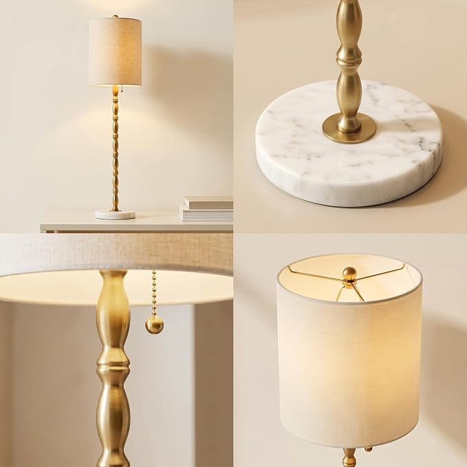 Buffet Lamps Set of 2, 28.5”H Modern Luxury Lamps - Image 2