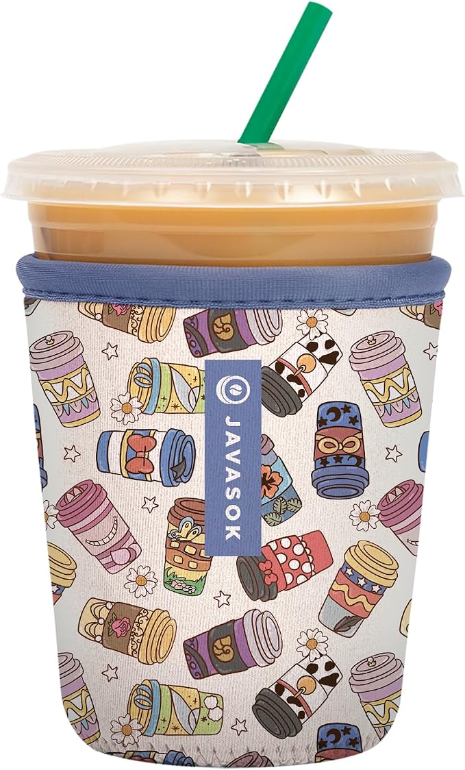 Sok It JavaSok Iced Coffee & Cold Soda Insulated Neoprene Cup Sleeve by SokIt
