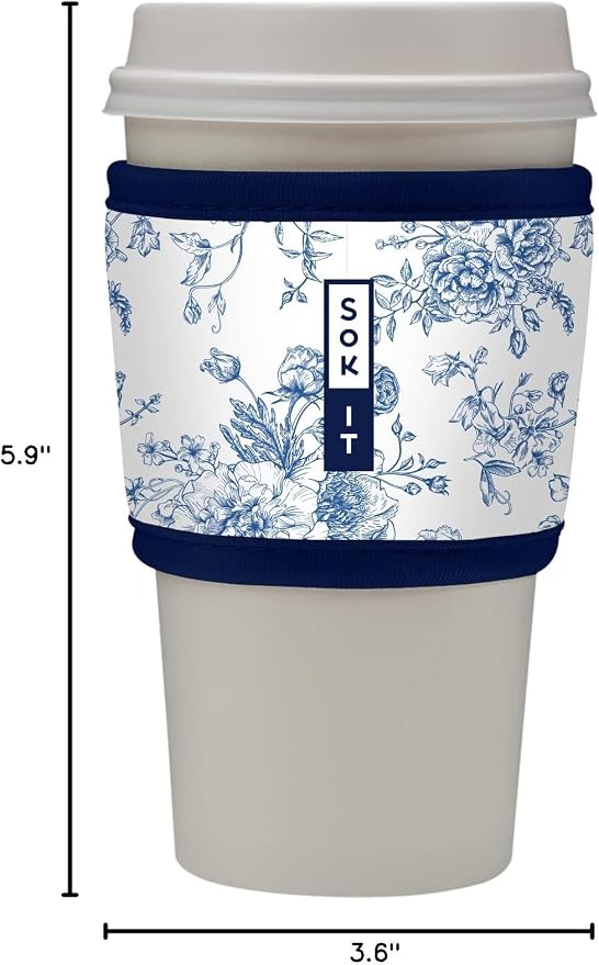 Sok It HotSok Coffee & Tea Reusable Insulated Neoprene Cup Sleeve - Image 7