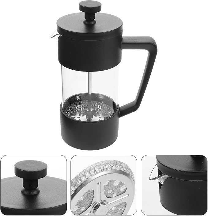 Manual Coffee Brewer 350ml Borosilicate Glass Cold Brew Coffee Press - Image 9