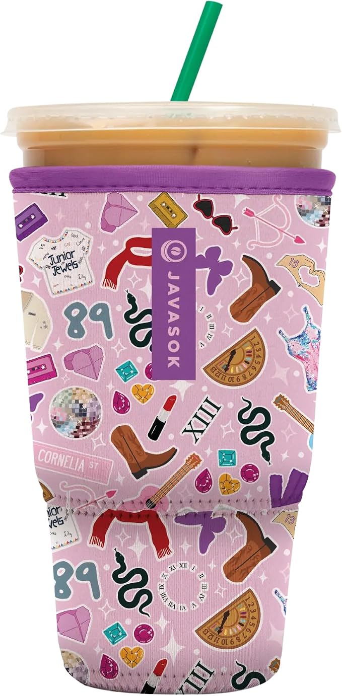 Sok It JavaSok Iced Coffee & Cold Soda Insulated Neoprene Cup Sleeve by SokIt