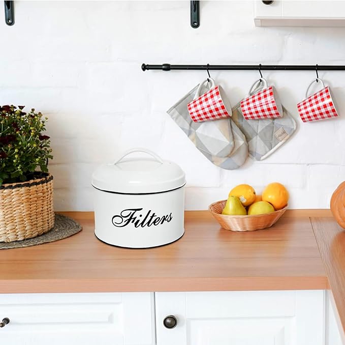 Coffee Filter Holder, Basket Coffee Filter Holder Storage - Image 6