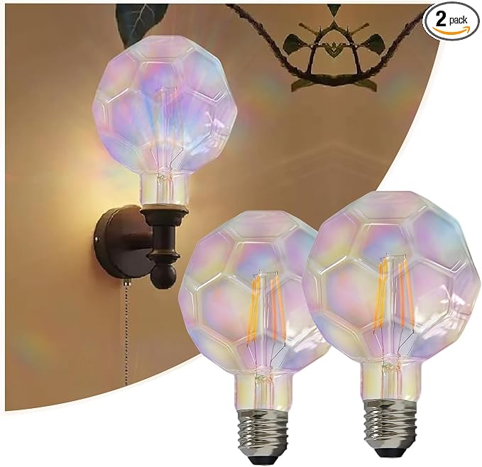 Vintage LED Edison Bulb G30 G95 6W Equivalent 60watt, CRI 90+ Dimmable LED by FANNIS-LETTHEREBELIGHT