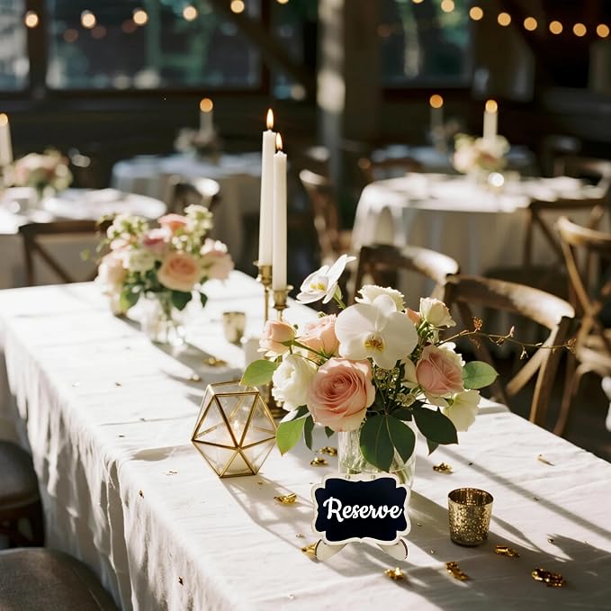 24 Pcs Reusable Mini Chalkboards Signs - Image 5