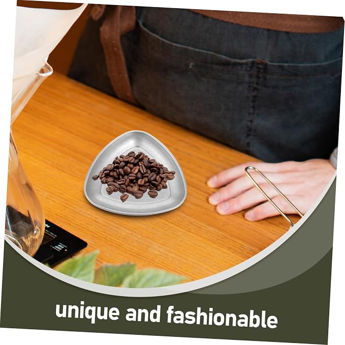 ULTECHNOVO Metal Weighing Pan For Coffee Beans Coffee Beans Dosing Cup Coffee - Image 3