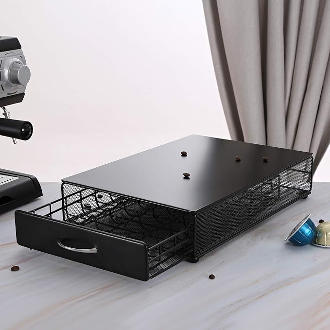 HiveNets Nespresso Vertuoline Capsule Storage Drawer Vertuo Coffee Holder Metal - Image 6