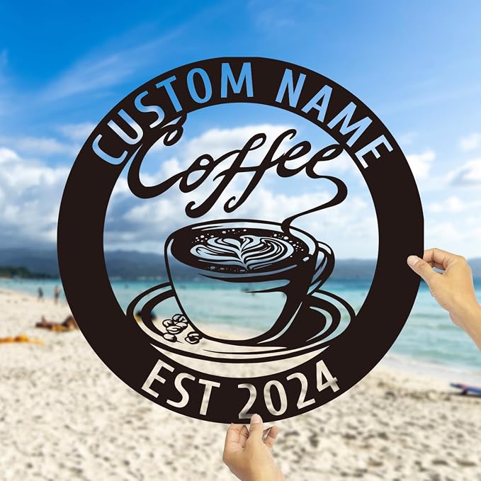 Custom Metal Sign, Coffee Sign Metal, Coffee Sign - Image 2