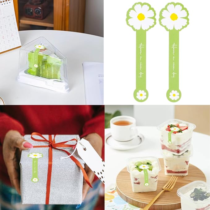 300pcs Handmade Lollipop Baking Stickers - Image 5