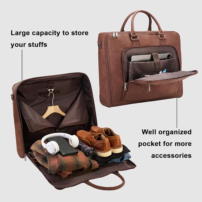 Garment Bag for Travel Large Carry on Garment Bags Men Women | Garment Suitcase - Image 4