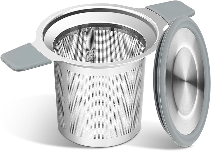 Ohtomber Tea Infuser Strainers, Stainless Steel Loose Leaf Tea Strainer Stepper by Ohtomber