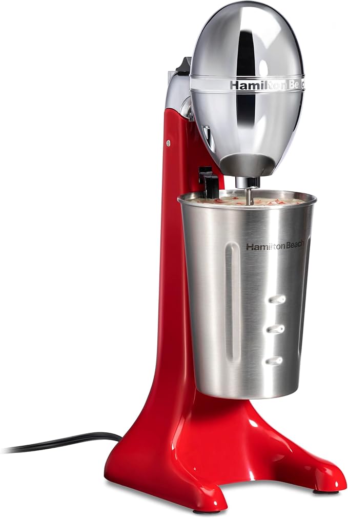 Hamilton Beach DrinkMaster Electric Drink Mixer, Retro Milkshake Maker & Milk by HamiltonBeach
