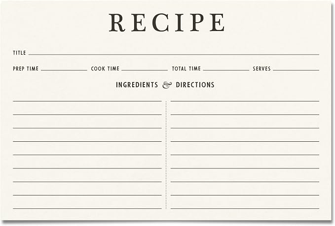 Neatz Classic Recipe Cards, 4x6 Inches, Double Sided. Thick Card Stock. Perfect - Image 4