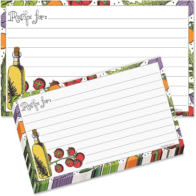 Current Veggie Recipe Cards by Current