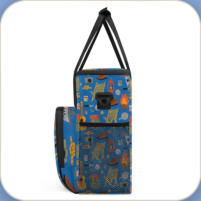 Camping Coffee Maker Travel Bag, Camping Large Carrying Storage Case Insulated - Image 4