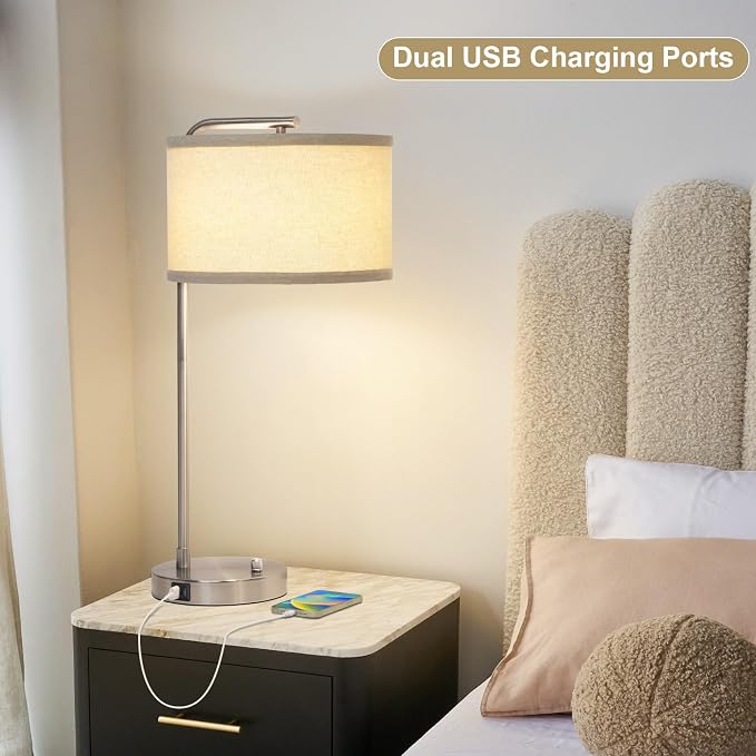 Table Lamp for Living Room, Modern Bedside Lamp - Image 5