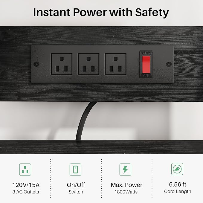 SNTD Baker Rack with Power Outlet - Image 4