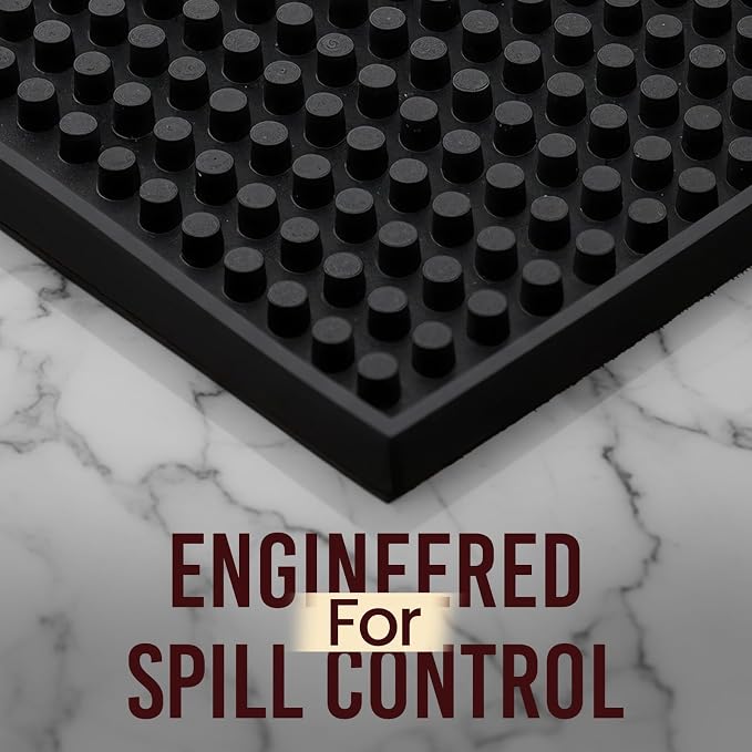 Black Bar Mat | Drying, and Stylish Spill Mats - Image 7
