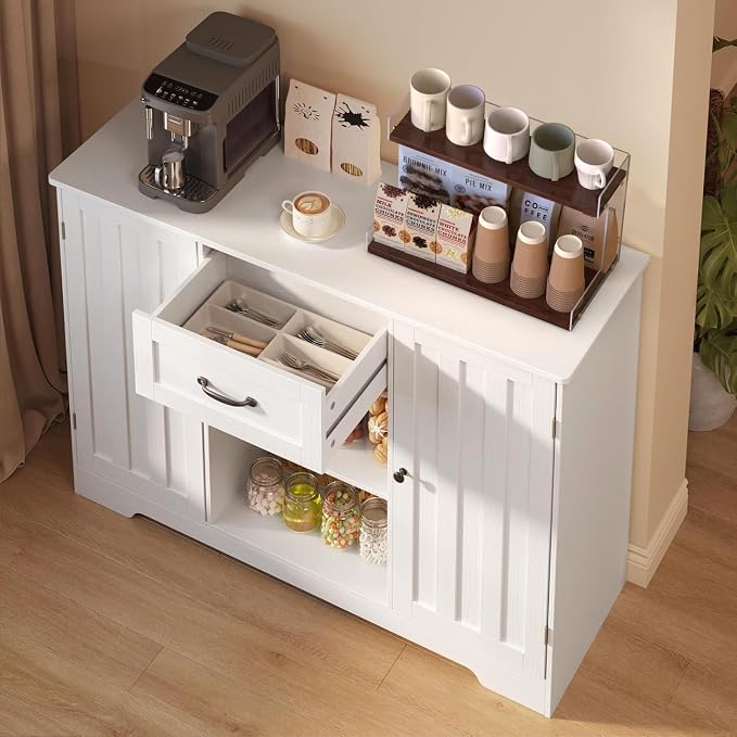 2 Tier Acrylic Coffee Station Organizer Countertop, Kitchen Counter Holder - Image 5