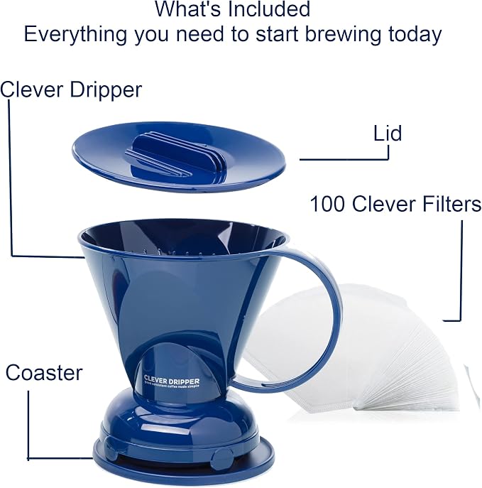 Clever Coffee Dripper and Filters, Large 18 oz| Barista's Choice| Safe BPA Free - Image 2