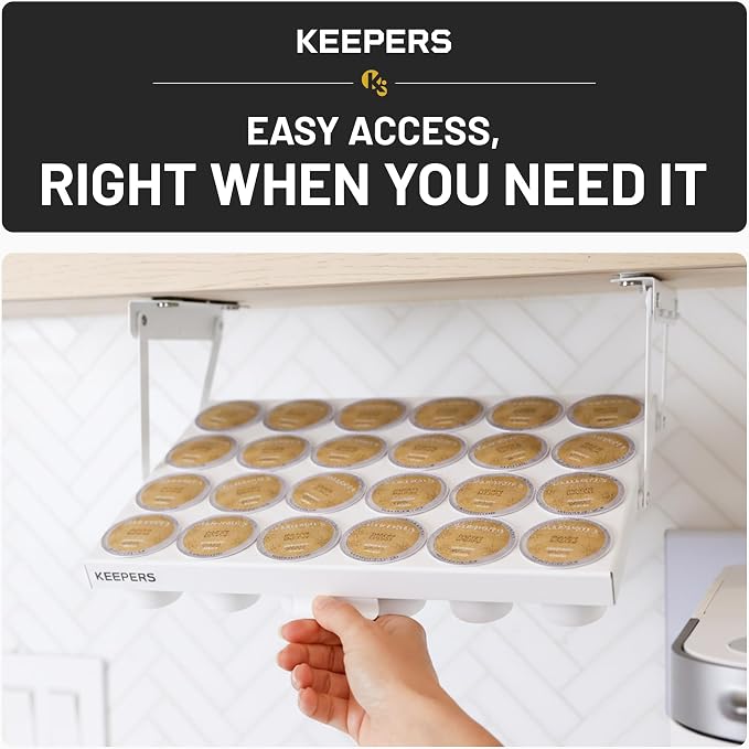 COFFEEKEEPERS KEEPERS Under Cabinet K Cup Holder - Image 2