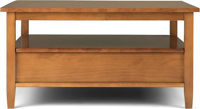 SIMPLIHOME Warm Shaker Square Coffee Table - Image 9