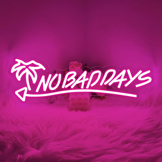No Bad Days Neon Sign, Letter Led Neon Light Signs - Image 7