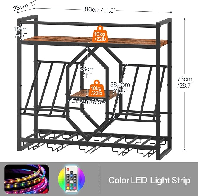 HOOBRO Wall Mounted Wine Rack - Image 8