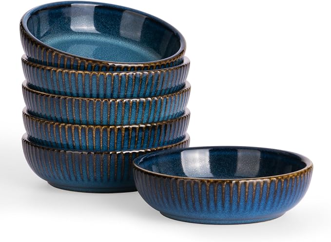 famiware Starlight Soy Sauce Dish Ceramic Dipping Bowls Set of 6, 3 oz by Famiware