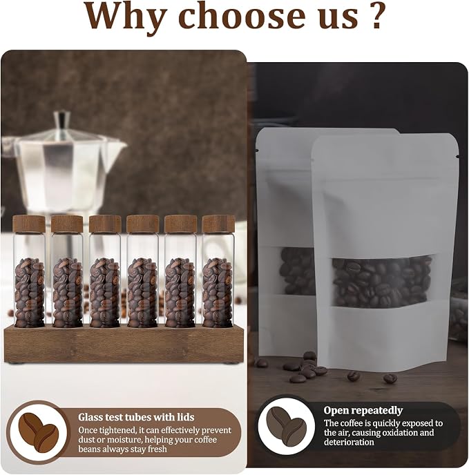 Single Dose Coffee Bean Storage Tubes Coffee Bean Cellars - Image 6