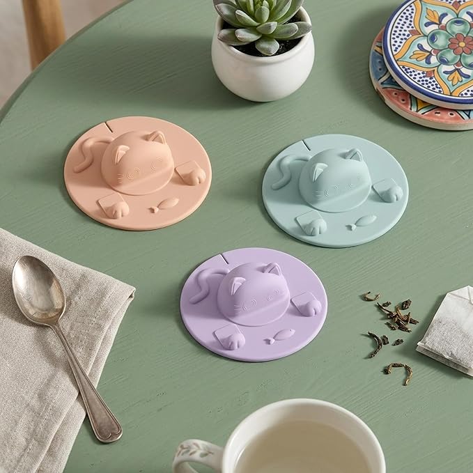 3Pcs Tea Bag Holder for Mug, Silicone Tea Bag Holder & Squeezer Set - Image 6