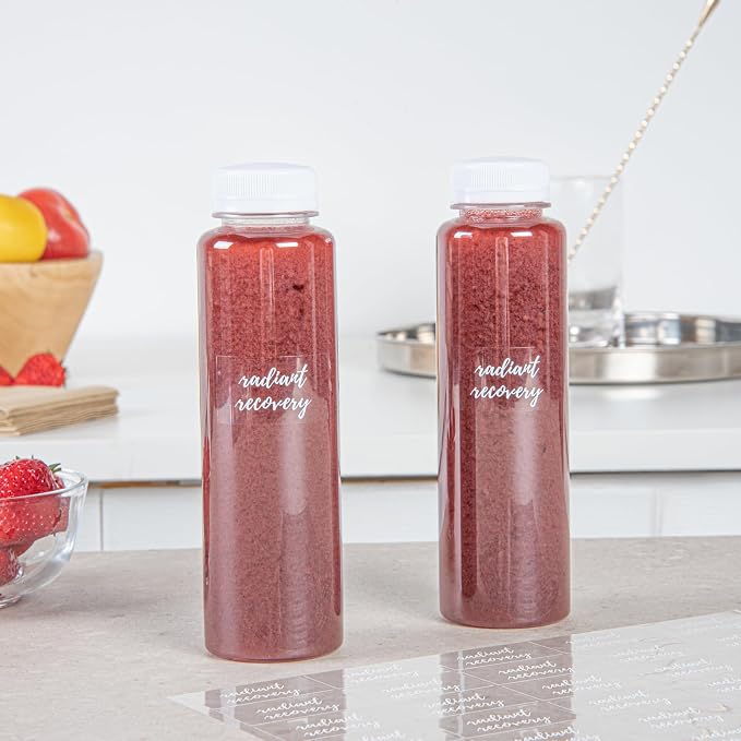 Restaurantware-1.9 x 1 Inch Radiant Recovery Juice Bottle Labels, 100 - Image 3