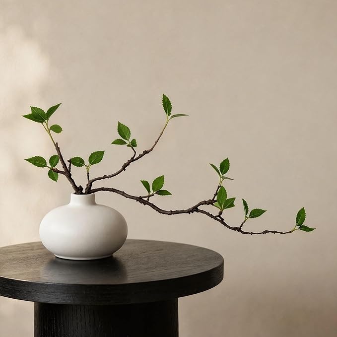 Vase with Greenery, Bathroom Office Farmhouse Kitchen Counter Coffee Table by Hoolicute