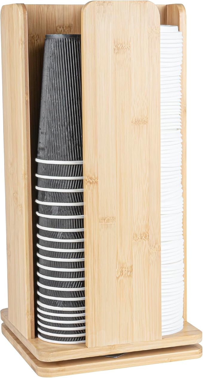 Restaurantware Restpresso 9 x 18 Inch Coffee Cup and Lid Organizer 1 Revolving by Restaurantware
