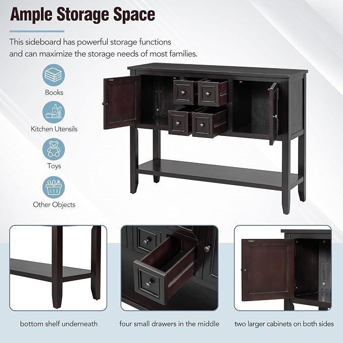 LKTART Farmhouse Sideboard Buffet - Image 9