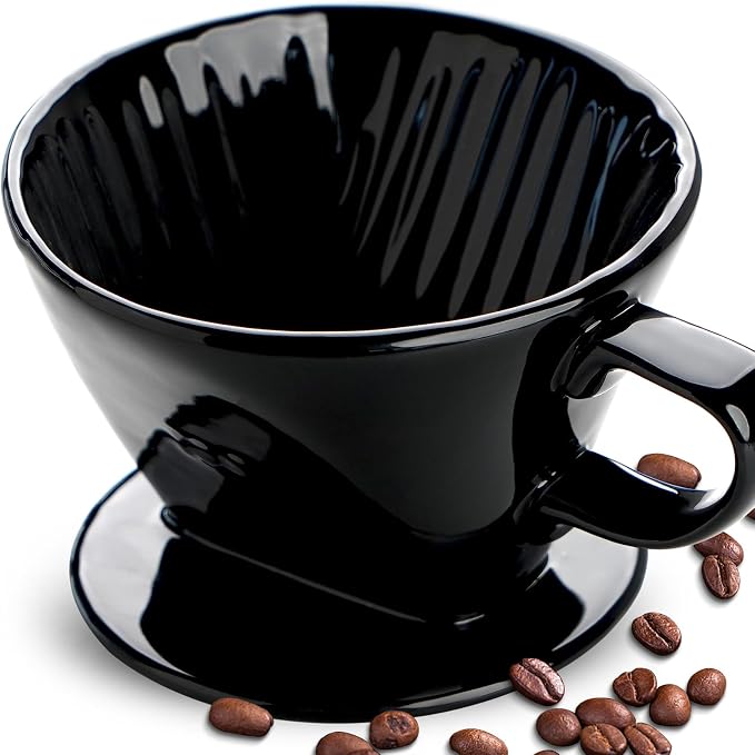 hailanbao Handmade Pour Over Ceramic Coffee Dripper by Hailanbao