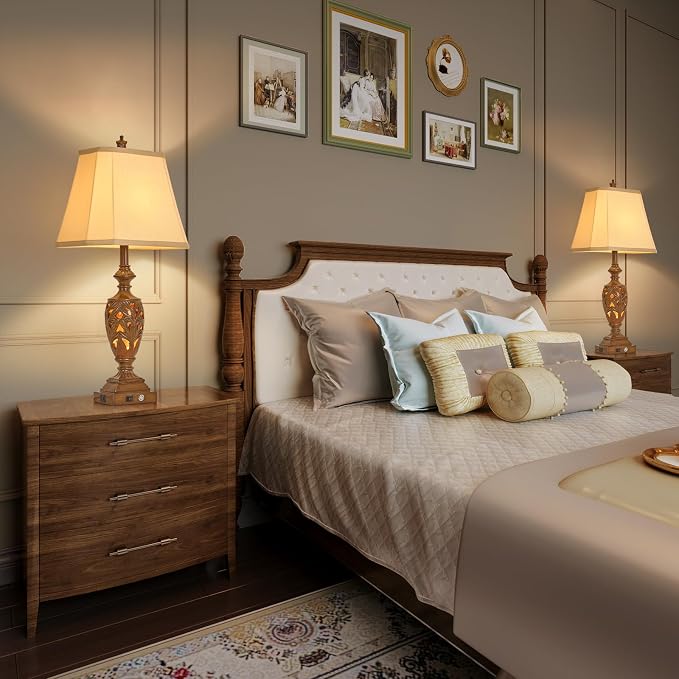 29.5"H Touch Control Traditional Table Lamp - Image 4