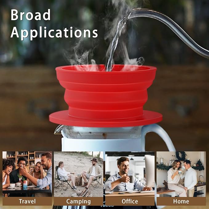 Paperless Collapsible Pour over Coffee Filter - Image 3