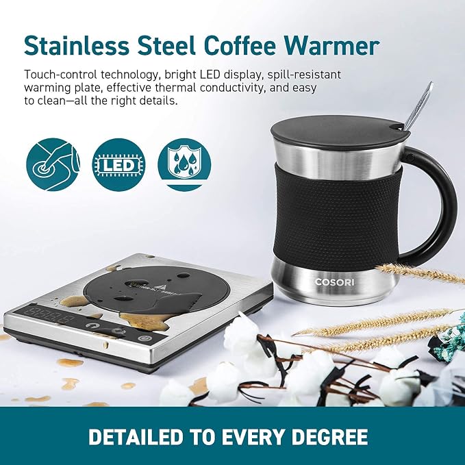 Cosori Coffee Mug Warmer & Mug Set - Image 7