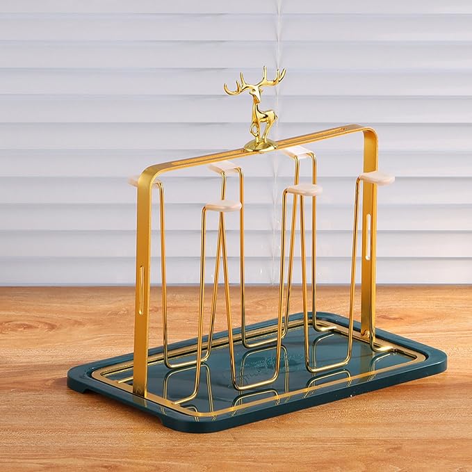 Reusable Cup Drying Rack Stand, Non-Slip Drying Glasses Rack, Silicone Designs by Unknown