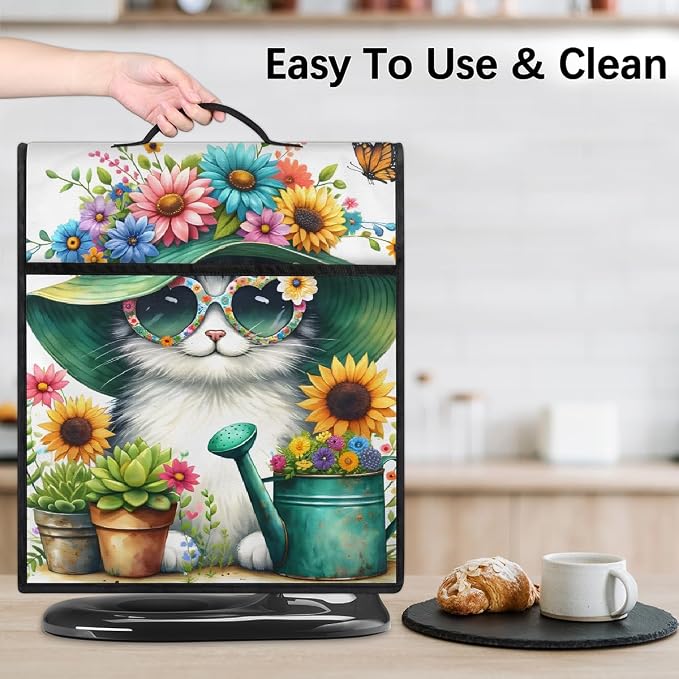 Cat Kitchen Aid Mixer Cover Compatible Stand Mixer Dust Cover | Funny Flower - Image 6