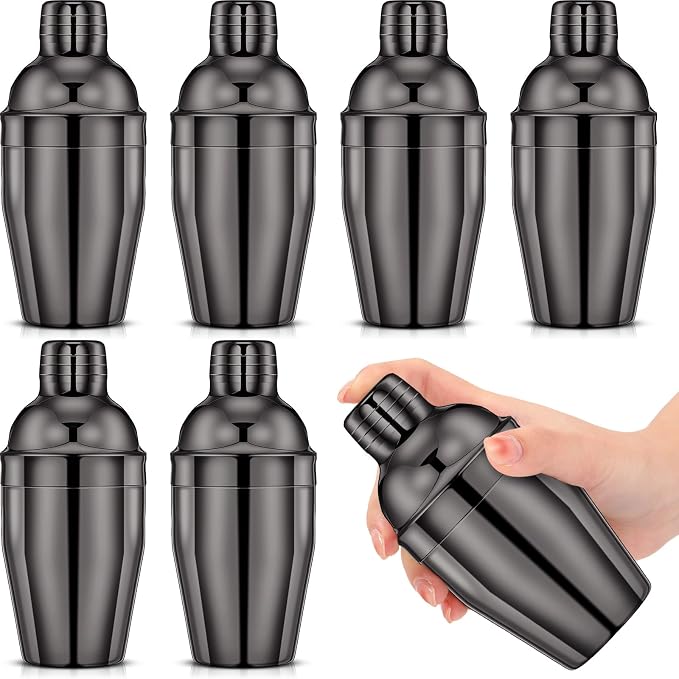 Nitial 6 Pcs Bar Cocktail Shaker Professional Stainless Steel Martini Drink by Nitial