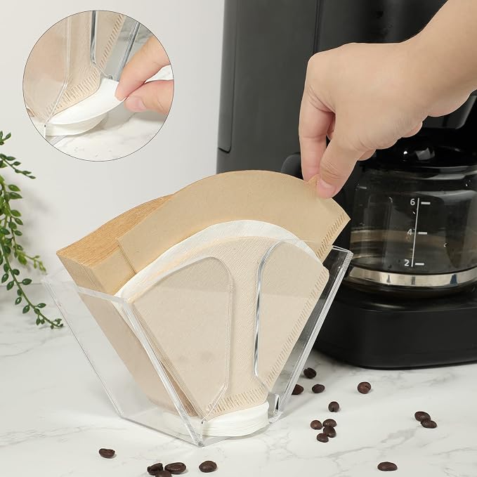 Kamehame Coffee Filter Holder, Wall Mount Coffee Filter Dispenser Rack - Image 6