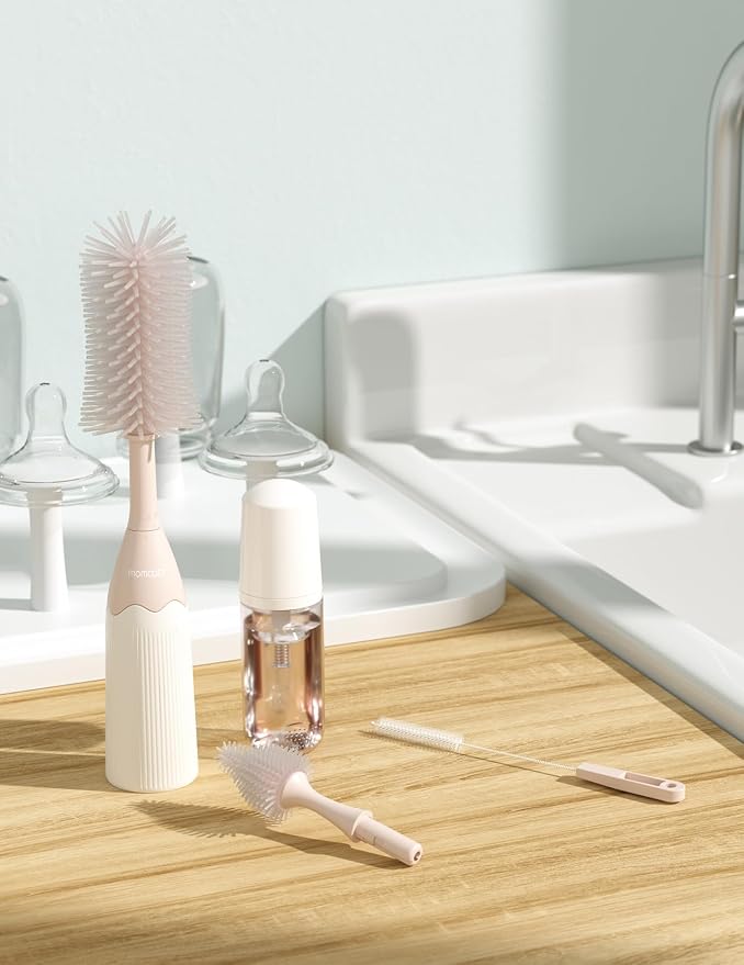 Momcozy Bottle Brush Kit with Push-Press Foam Design - Image 7