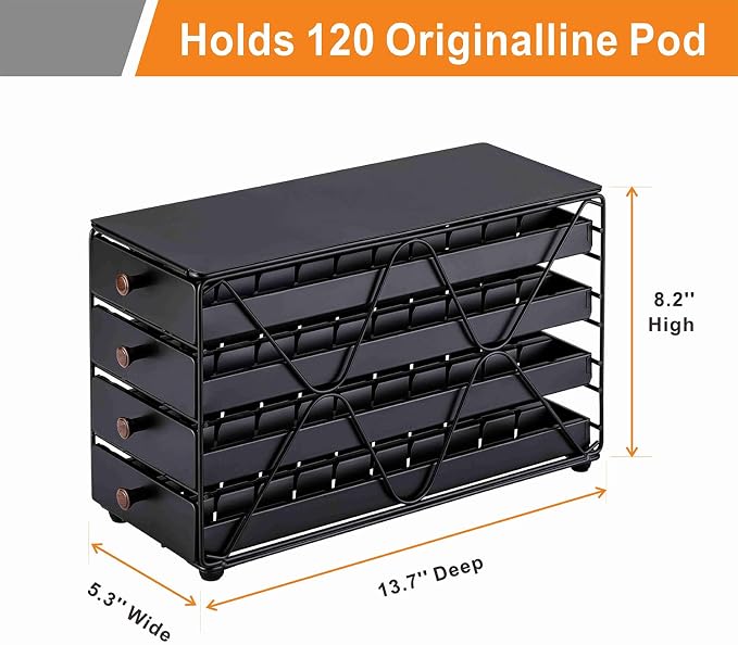 ZCDCP Coffee Pod Holder Drawer Storage, Compatible - Image 3