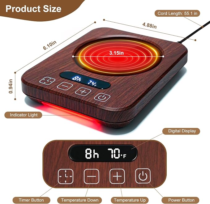 Sourdough Starter Warmer, 18W Low-Temp Warming Pad - Image 6