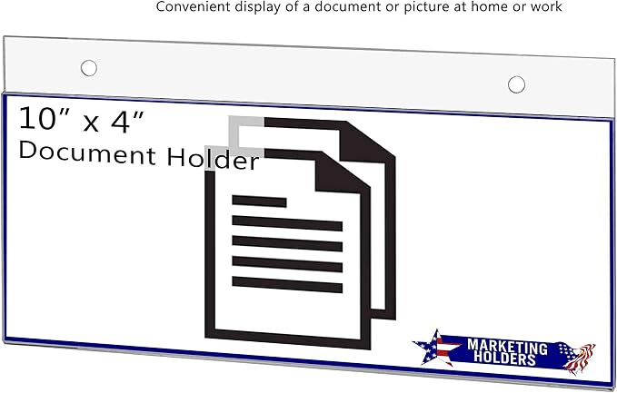 Marketing Holders 10 Pack Wall Mount Sign Holder - Image 4