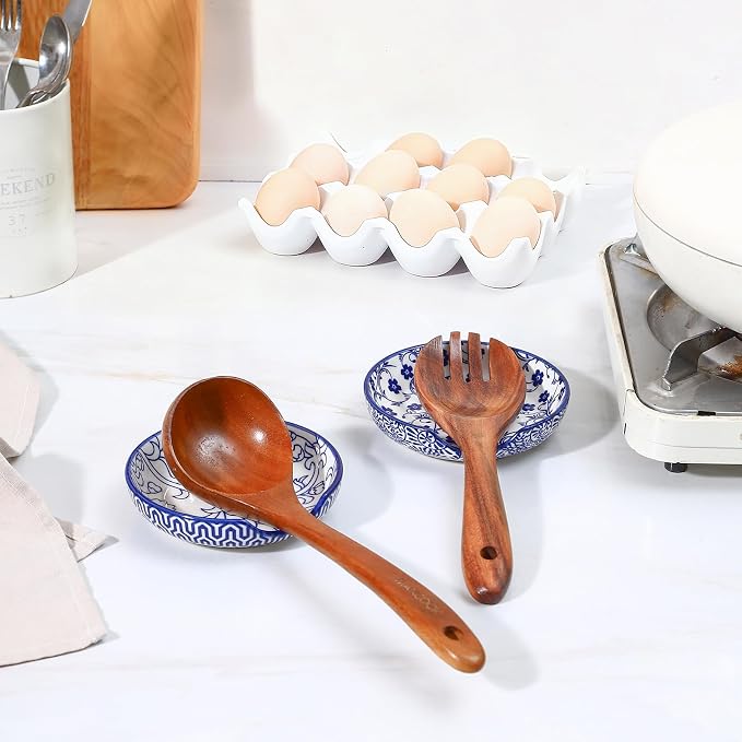Selamica Ceramic Spoon Rest, 4.8 Inch Spoon Rest - Image 2