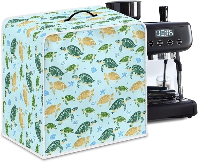 Cartoon Turtle Coffee Machine Covers by Kathyboom